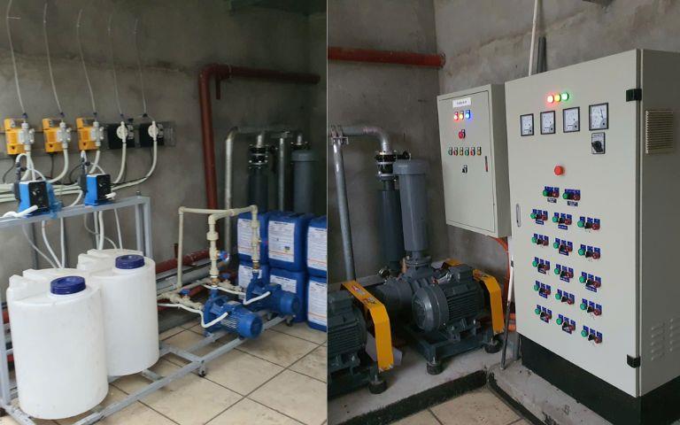 Hệ thống xử lý nước thải công ty SX Vacxin